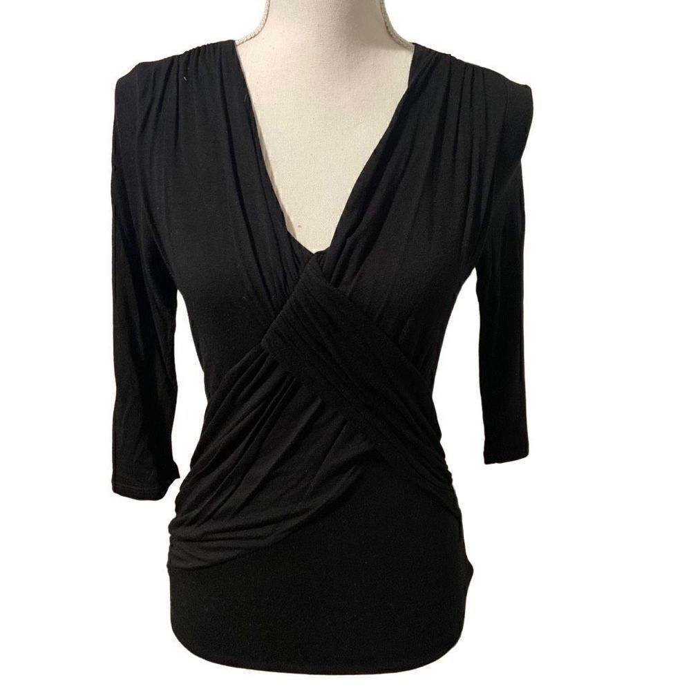 Tea N Rose Black Blouse